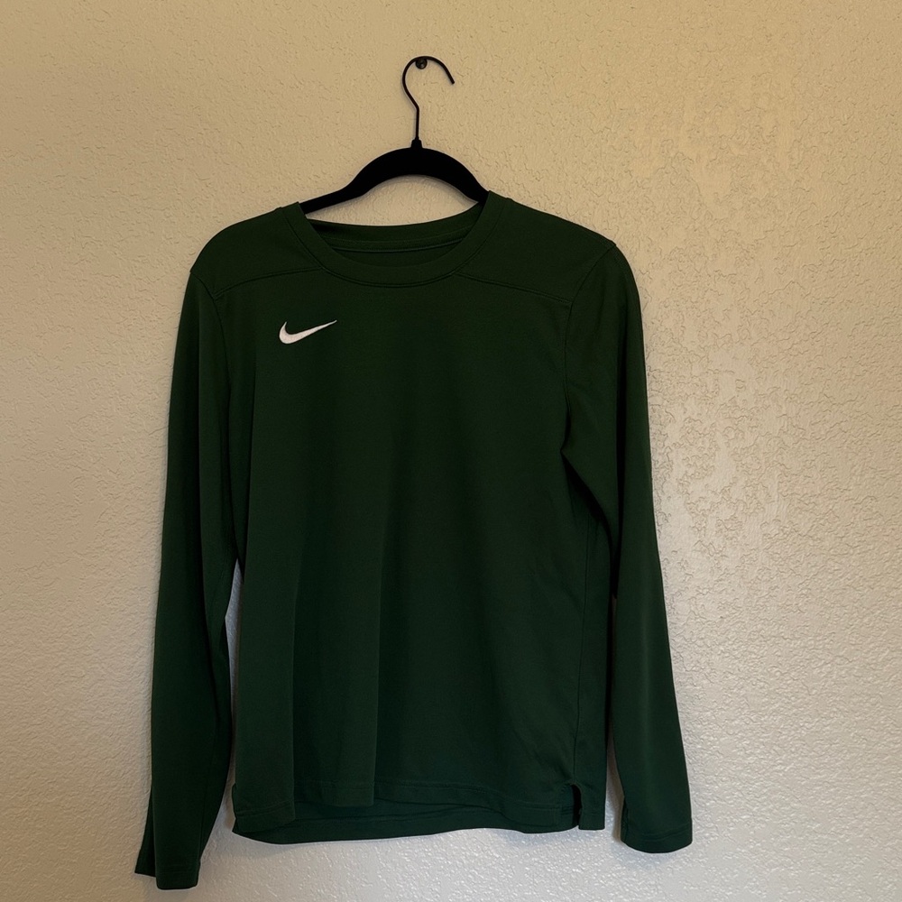 Nike Green Long Sleeve Top